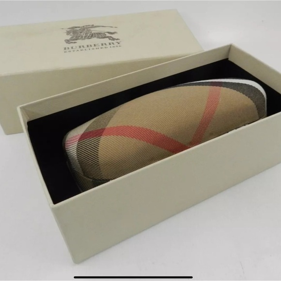 Burberry Sunglasses Brown Metal Shield Frame - Picture 5 of 10